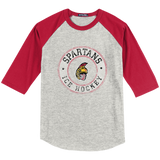 Seacoast Spartans (Ice Hockey) Youth Colorblock Raglan Jersey